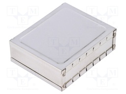 Enclosure: shielding; X: 68mm; Y: 83mm; Z: 27mm; steel