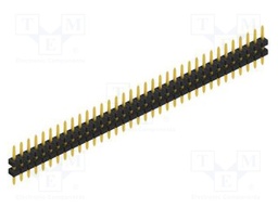 Connector: pin strips; pin header; male; PIN: 35; 2mm; THT; 1x35