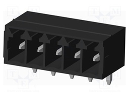 Connector: pluggable terminal block; socket; male; on PCBs
