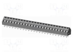 Connector: PCB terminal block; terminal; angled 45°; on PCBs