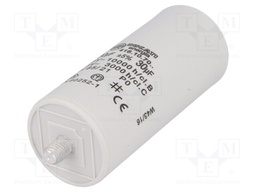 Capacitor: motors, run; 30uF; 425VAC; Ø40x92mm; -25÷85°C; ±5%