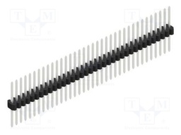 Connector: pin strips; pin header; male; PIN: 36; 1.27mm; THT; 1x36