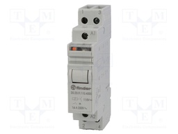 Relay: installation; bistable; NC + NO; Ucoil: 110VDC; 16A; IP20