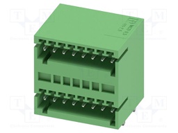 PCB headers, nominal cross section: 0.5 mm?, color: green, n