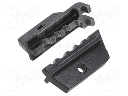 Crimping jaws; non-insulated terminals