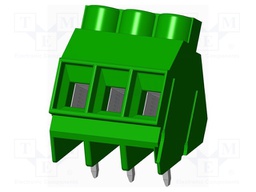 Connector: PCB terminal block; terminal; Plating: tinned; on PCBs