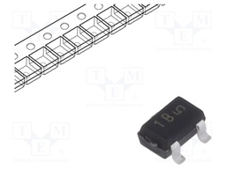 Transistor: NPN; bipolar; 65V; 100mA; 300mW; SOT23