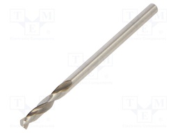 Drill bit; for metal; Ø: 2.1mm; L: 38mm; HSS-CO; bulk,industrial