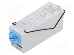 Timer; 0,05s÷100h; 4PDT; 250VAC/7A; Usup: 12VAC; 12VDC; -20÷60°C