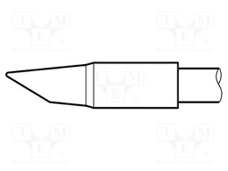 Tip; conical sloped; 3.5mm; longlife