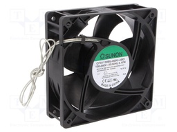 Fan: EC; axial; 230VAC; 120x120x38mm; 185.19m3/h; 44.9dBA; 3500rpm