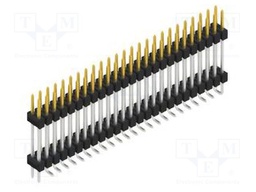 Connector: pin strips; pin header; male; PIN: 50; 2.54mm; SMT; 2x25