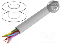 Wire; stranded; Cu; LiYY-P,PAAR-TRONIC; 5x2x0,25mm2; unshielded