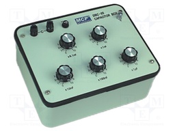 Decade box: capacitance; Number of ranges: 5; 300VDC