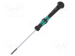Screwdriver; slot; Size: 2,5x0,4mm; precision; Blade length: 80mm
