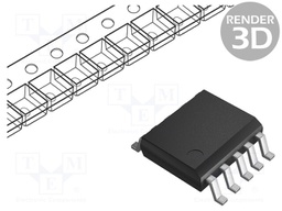 Transceiver, RS422 / RS485, 1 Driver, 3 V to 3.6 V, MSOP-10