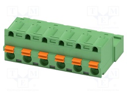 PCB connector, nominal cross section: 2.5 mm?, color: green,