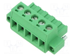 Pluggable terminal block; 5.08mm; ways: 5; straight; plug; female