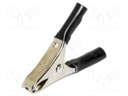 Crocodile clip; 20A; Grip capac: max.19mm; Overall len: 58mm