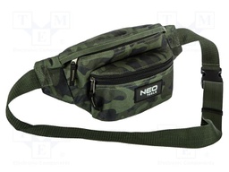 Waist bag; multipurpose; camo; poliester 600D; 360x120mm