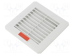 Guard; IP54; Mounting: snap fastener; RAL 7035; 110x110x20.5mm