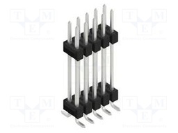 Connector: pin strips; pin header; male; PIN: 10; 2.54mm; SMT; 2x5