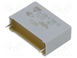 Capacitor: polyester; 470nF; 310VAC; 630VDC; 27.5mm; ±10%; THT