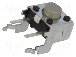 Microswitch TACT; SPST-NO; Pos: 2; 0.05A/24VDC; THT; none; 1.47N