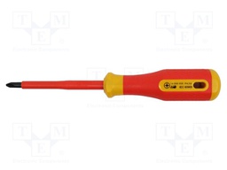 Screwdriver; insulated; Pozidriv®; PZ1; Blade length: 80mm