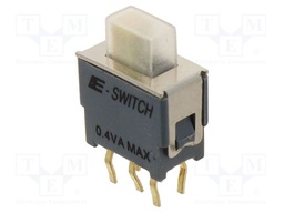 Switch: slide; Pos: 2; DPDT; 0.02A/20VAC; 0.02A/20VDC; ON-ON; THT