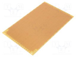 Board: universal; single sided,prototyping; W: 100mm; L: 160mm