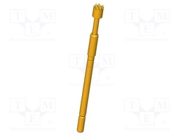 Test needle; Operational spring compression: 4mm; 8A; Ø: 2.5mm