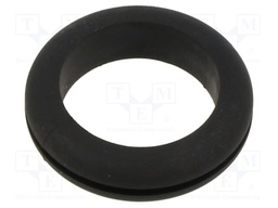Grommet; black; UL94HB; TPR