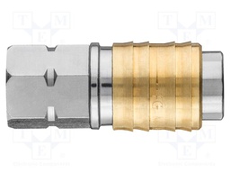 Quick connection coupling; brass; Application: for compressor