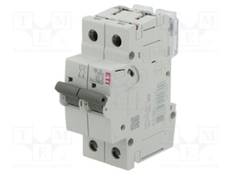 Circuit breaker; 230/400VAC; for DIN rail mounting; Charact: C