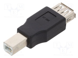 Adapter; USB 2.0; USB A socket,USB B plug