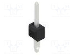Connector: pin strips; pin header; male; PIN: 1; 2.54mm; THT; 1x1