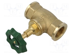 Straight valve; 16bar; brass CW617N; Thread: G 3/4" internal