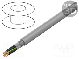 Wire; BiT 500 (ST) CH; 12G1mm2; LSZH; grey; 300V,500V; CPR: Cca