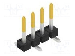 Connector: pin strips; pin header; male; PIN: 4; 2.54mm; SMT; 1x4