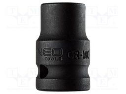 Socket; 6-angles,impact; HEX 12mm; 1/2"; Socket bit length: 38mm