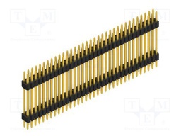 Connector: pin strips; pin header; male; PIN: 68; 1.27mm; THT; 2x34