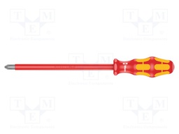 Screwdriver; insulated; Phillips; PH4; Blade length: 200mm; 1kVAC