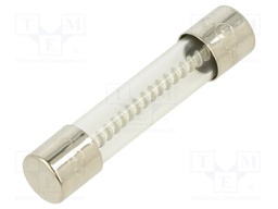Fuse: fuse; time-lag; 7.5A; 250VAC; glass; 6.3x32mm; brass; TSA
