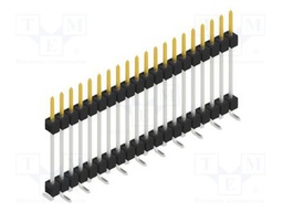 Connector: pin strips; pin header; male; PIN: 20; 2.54mm; SMT; 1x20