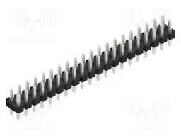 Connector: pin strips; pin header; male; PIN: 40; 2.54mm; THT; 2x20