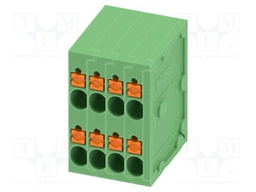 PCB terminal block, rated current: 10 A, rated voltage (III/