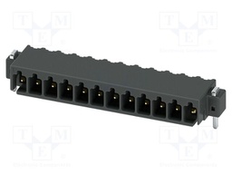 PCB headers, nominal cross section: 0.5 mm?, color: black, n
