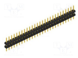 Connector: pin strips; pin header; male; PIN: 27; 2mm; THT; 1x27