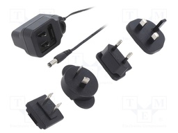 Power supply: switched-mode; voltage source; 6VDC; 0.83A; 5W; plug